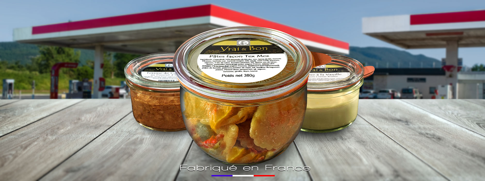 Une gamme de snacking pour la station-service, aire d'autoroute Une gamme de snacking pour la station-service, aire d'autoroute