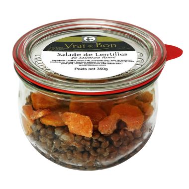 Salade de Lentilles au Saumon fumé - 350g