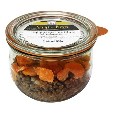 Salade de Lentilles au Saumon fumé - 350g