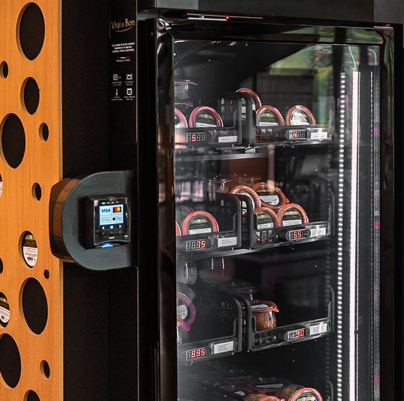 Le distributeur automatique de plats cuisinés