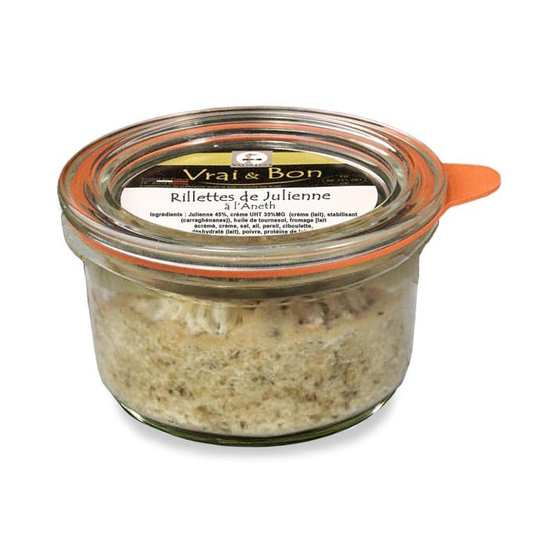 Rillettes de Poisson blanc (Julienne) à l'Aneth - 90g
