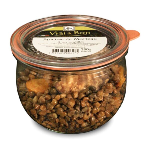 Saucisse de Morteau & ses Lentilles - 380g