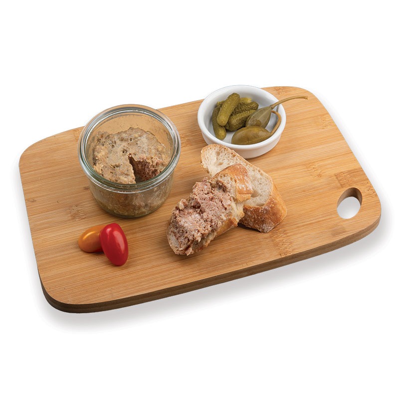 Terrine de Canard au Poivre Vert sur planche