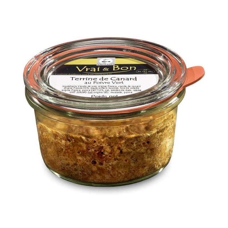 Terrine de Canard au Poivre Vert