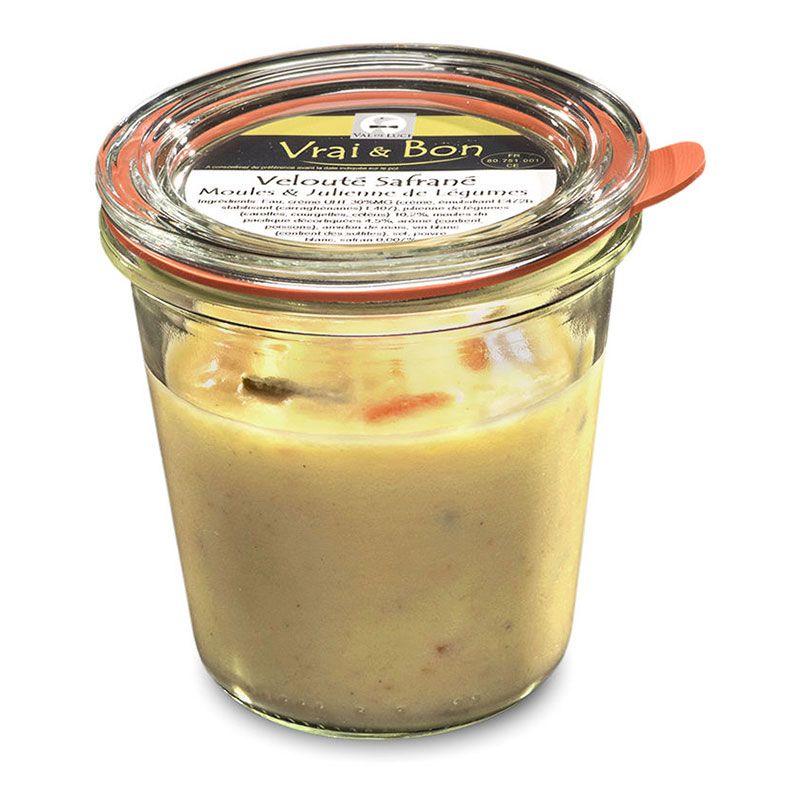 Velouté Safrané Moules et Julienne de Légumes - 180g